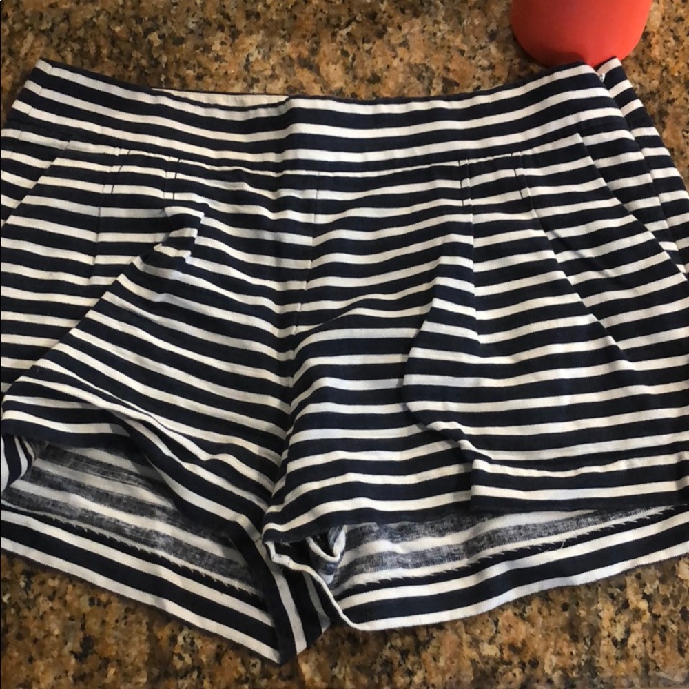 Jcrew striped shorts